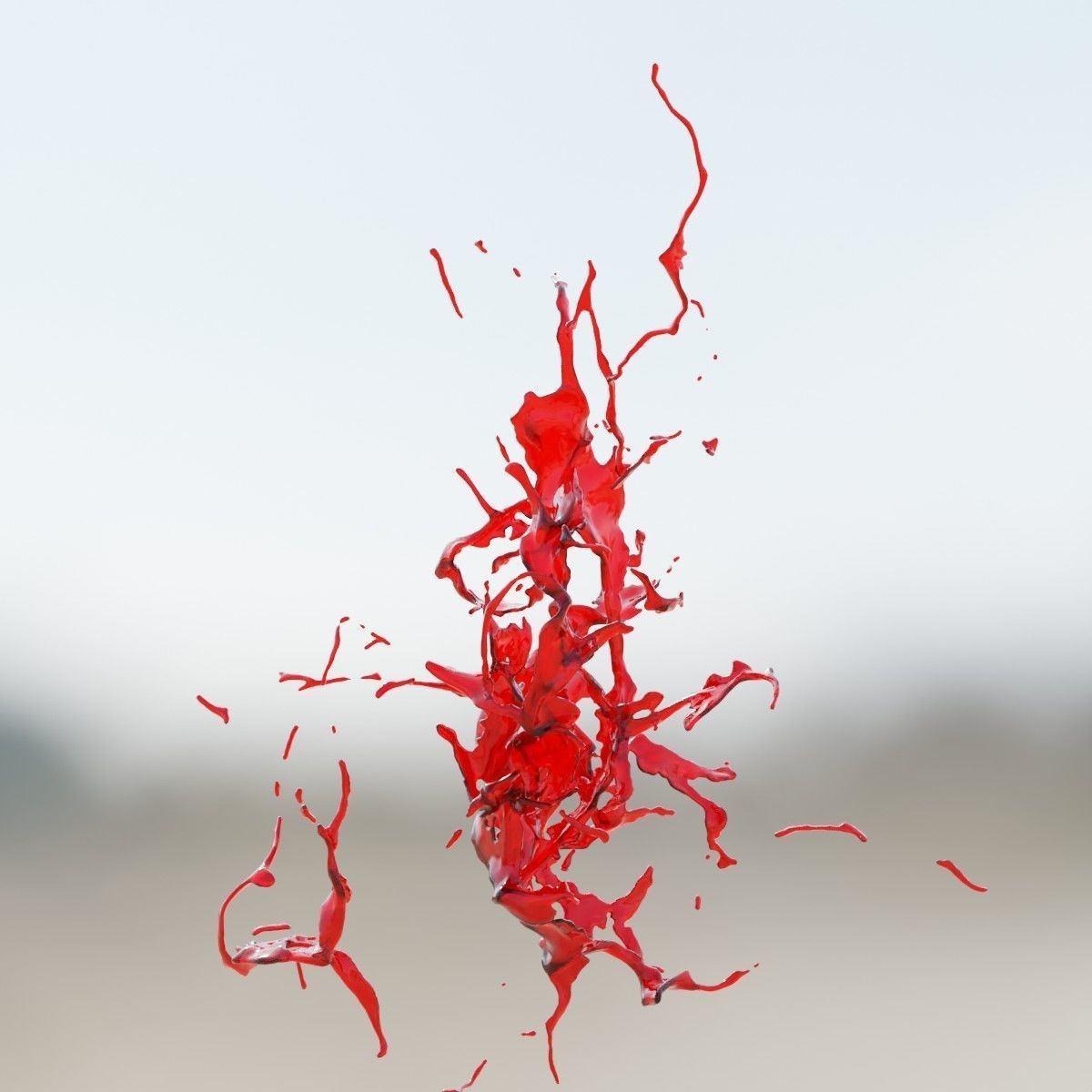 Animated Blood Splash SlowMo 13 vol 2 3D model_6