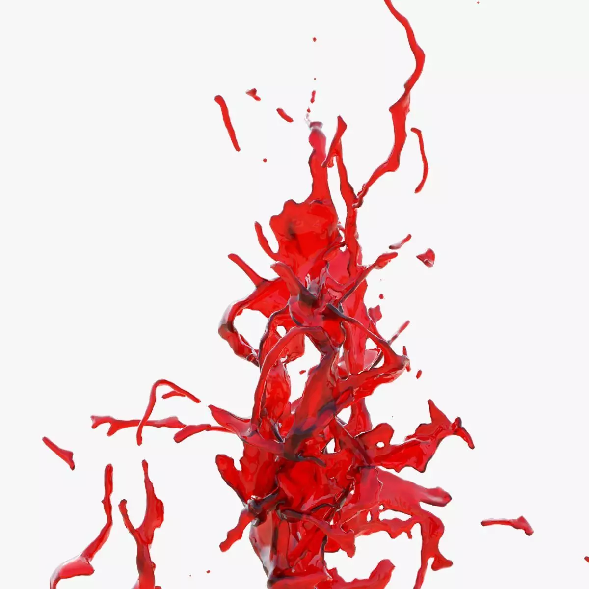 Animated Blood Splash SlowMo 13 vol 2 3D model_0