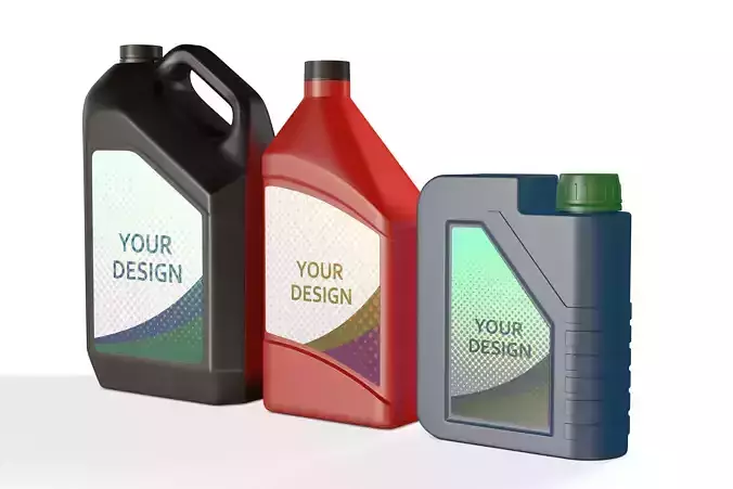 Plastic Jerrycans Set