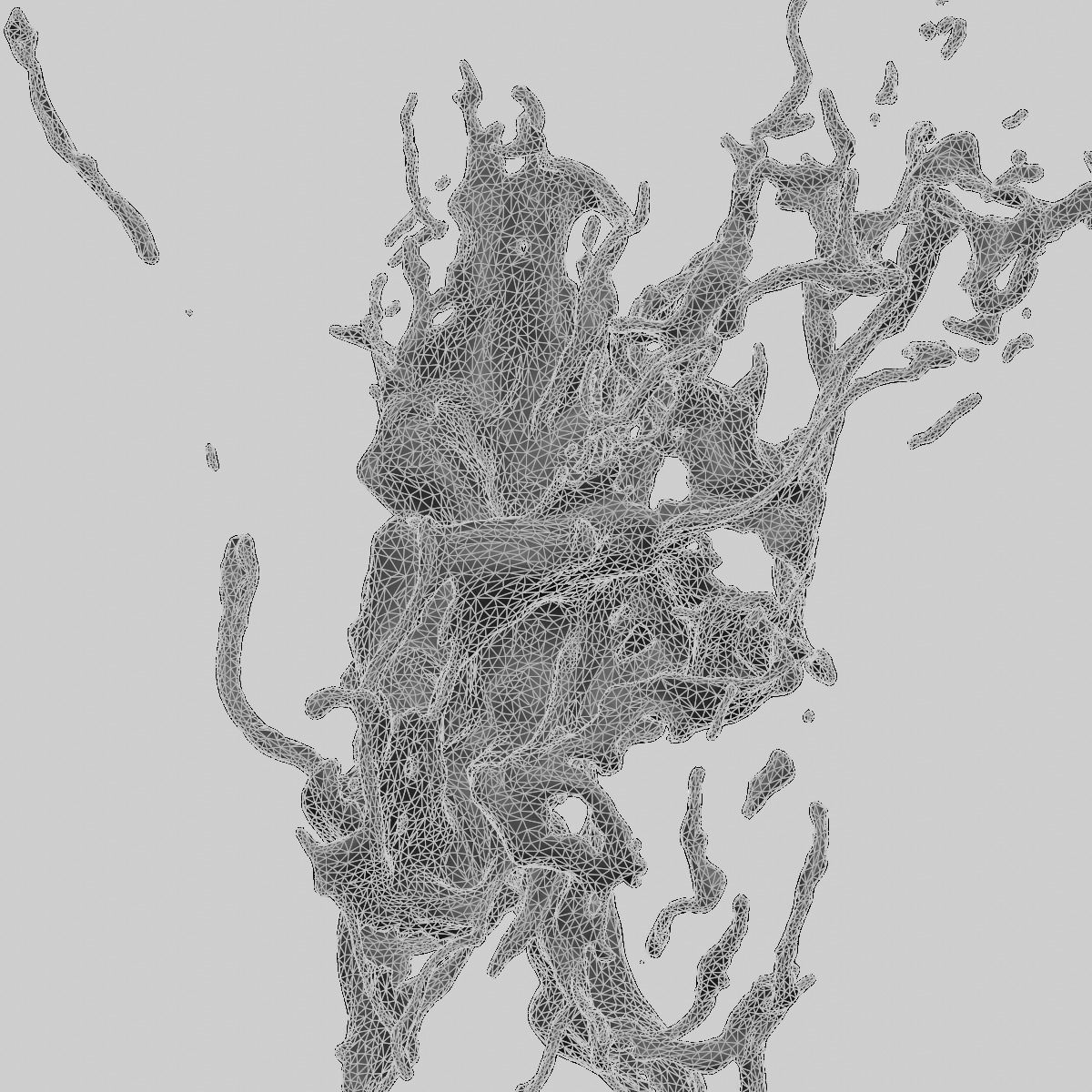 Animated Blood Splash SlowMo 12 vol 2 3D model_8