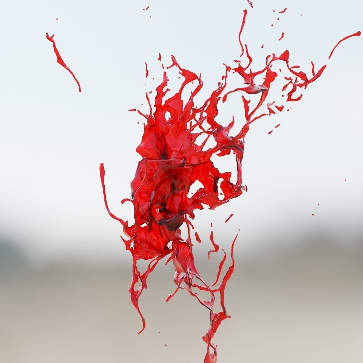 Animated Blood Splash SlowMo 12 vol 2 3D model_6