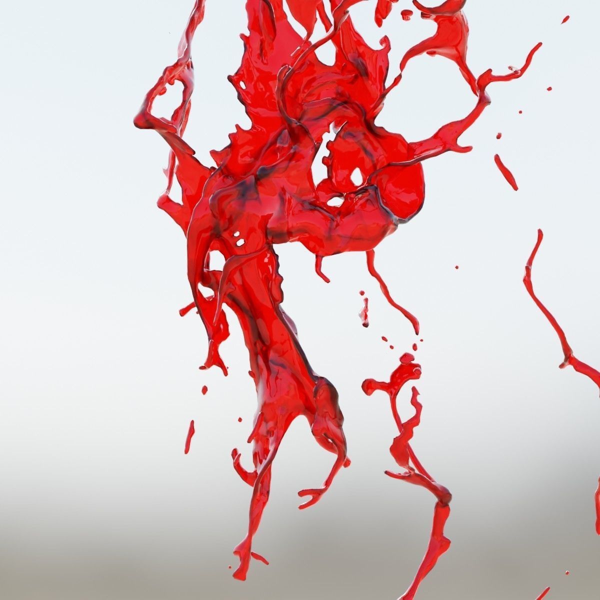 Animated Blood Splash SlowMo 11 vol 2 3D model_6