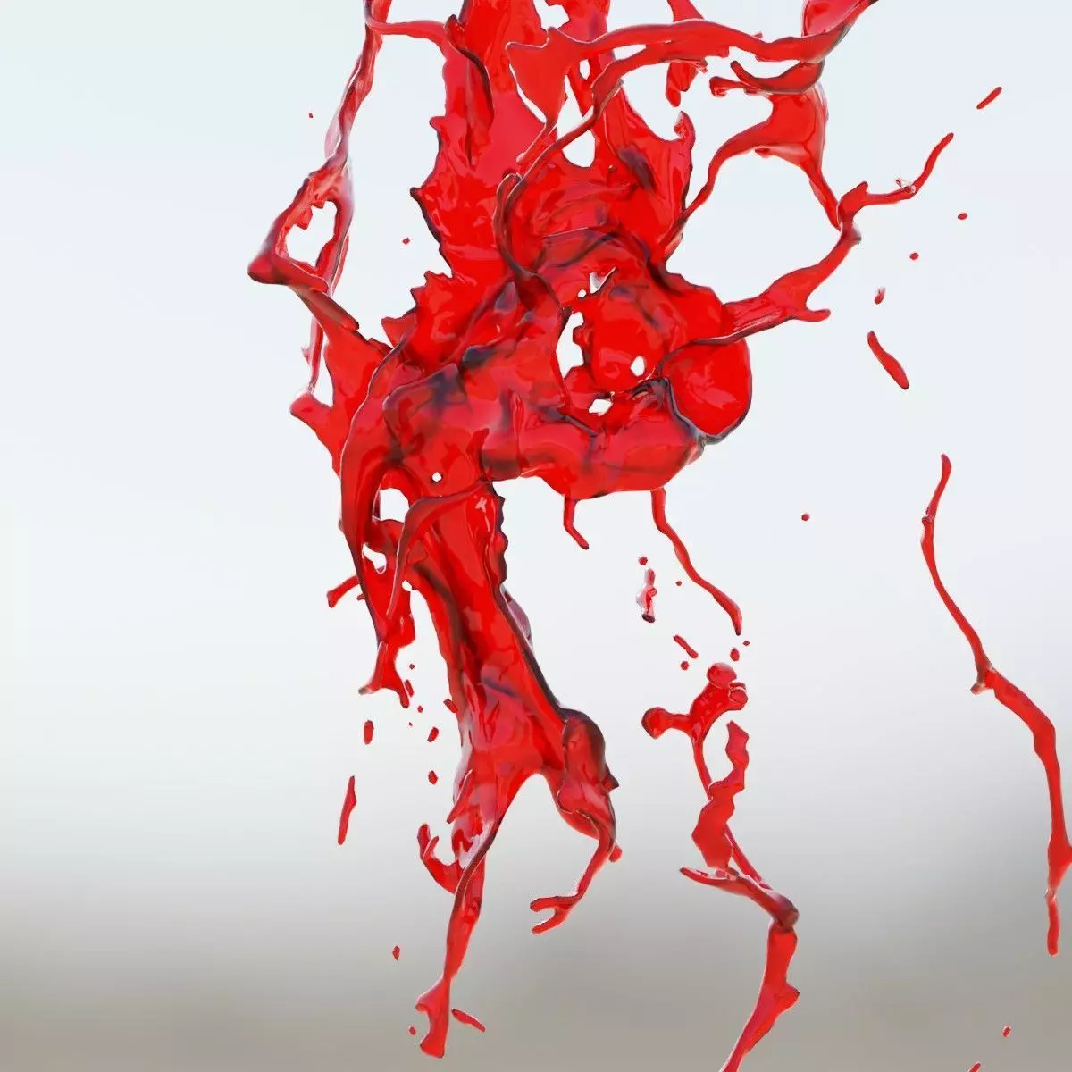 Animated Blood Splash SlowMo 11 vol 2 3D model_0