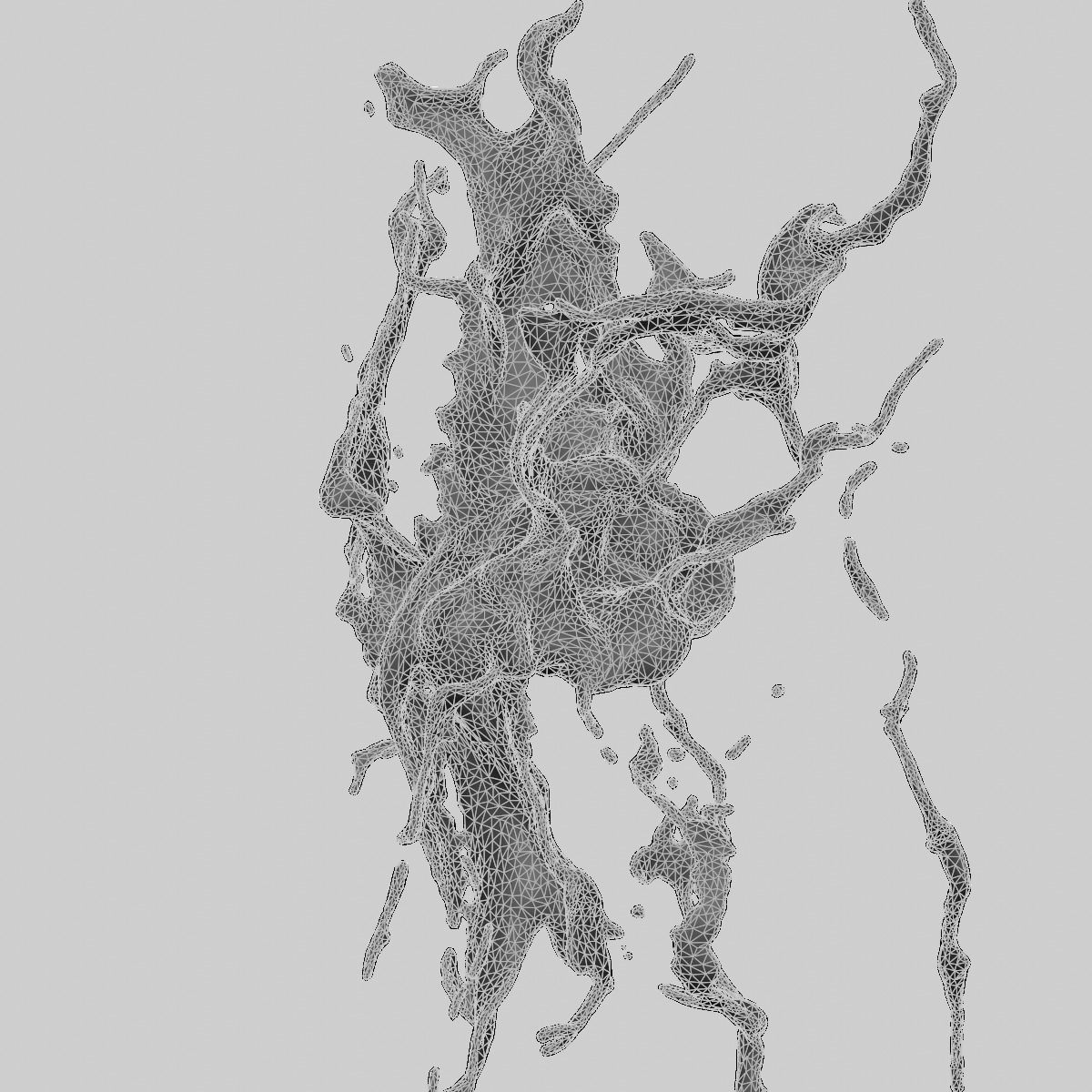 Animated Blood Splash SlowMo 11 vol 2 3D model_8