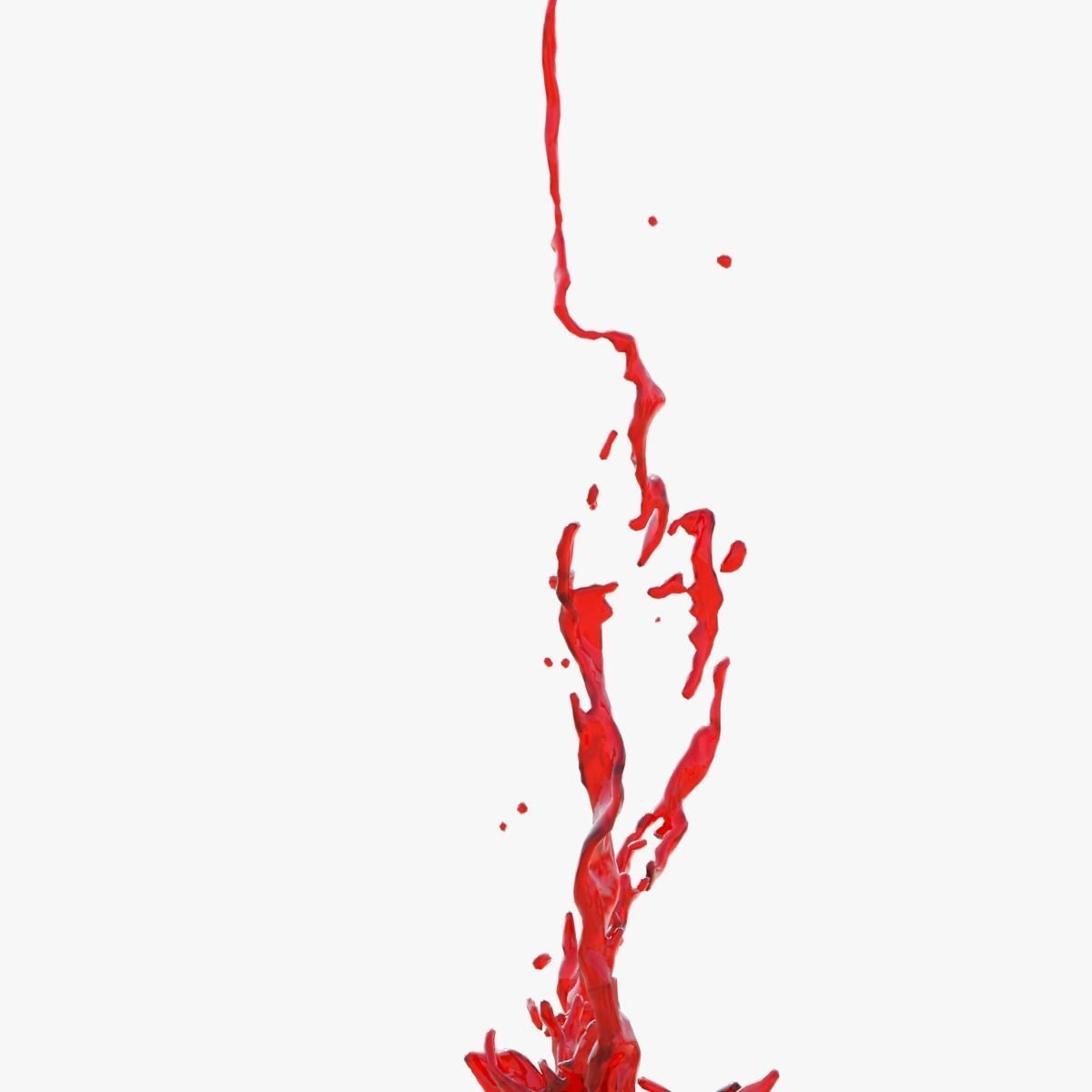 Animated Blood Splash SlowMo 10 vol 2 3D model_3