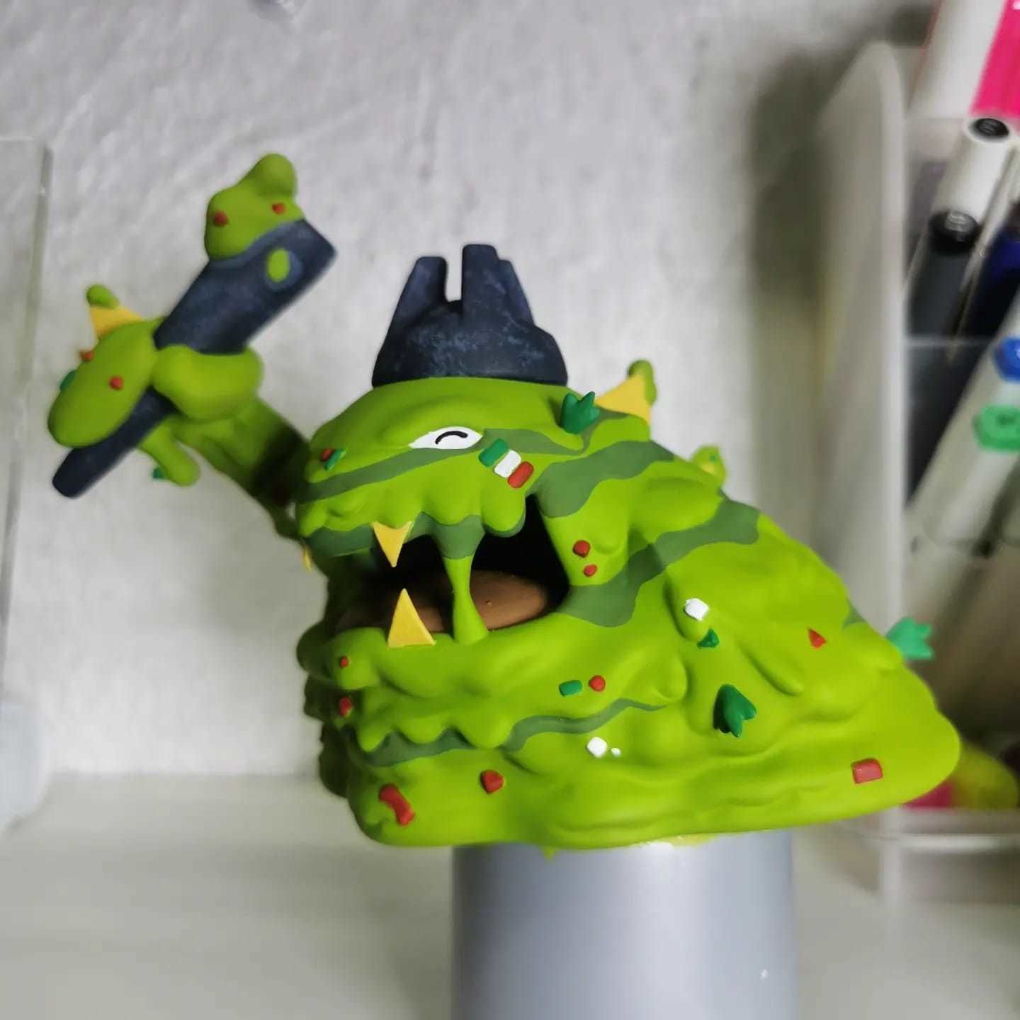 pokemon muk azteca molcajete 3D print model_1