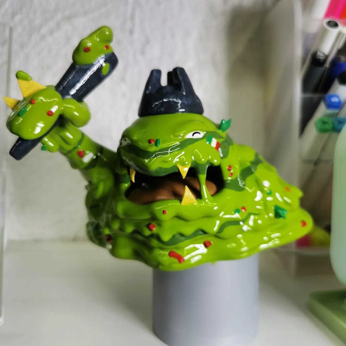 pokemon muk azteca molcajete 3D print model_3