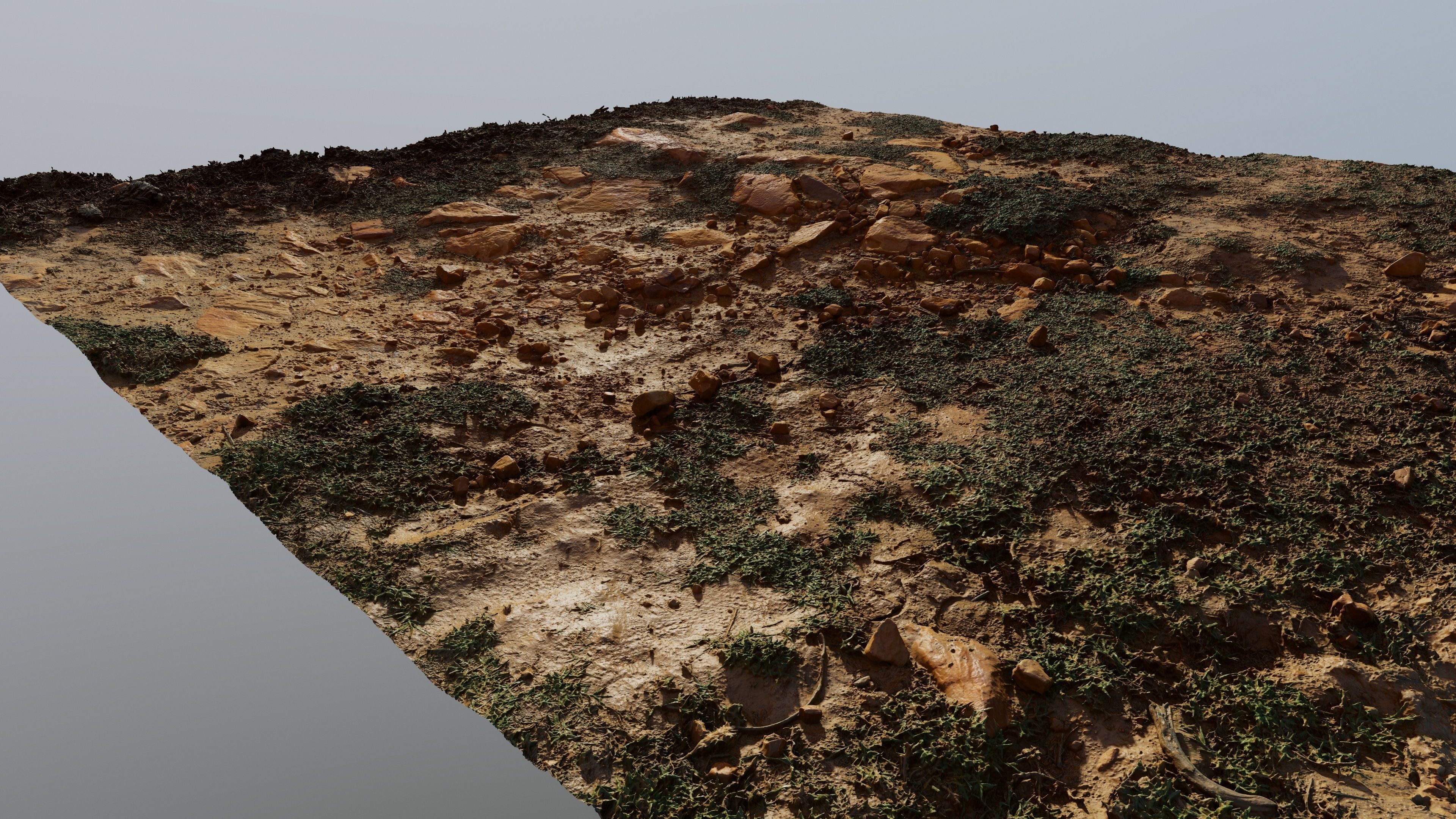 Scangrassandstone01 3D model_5