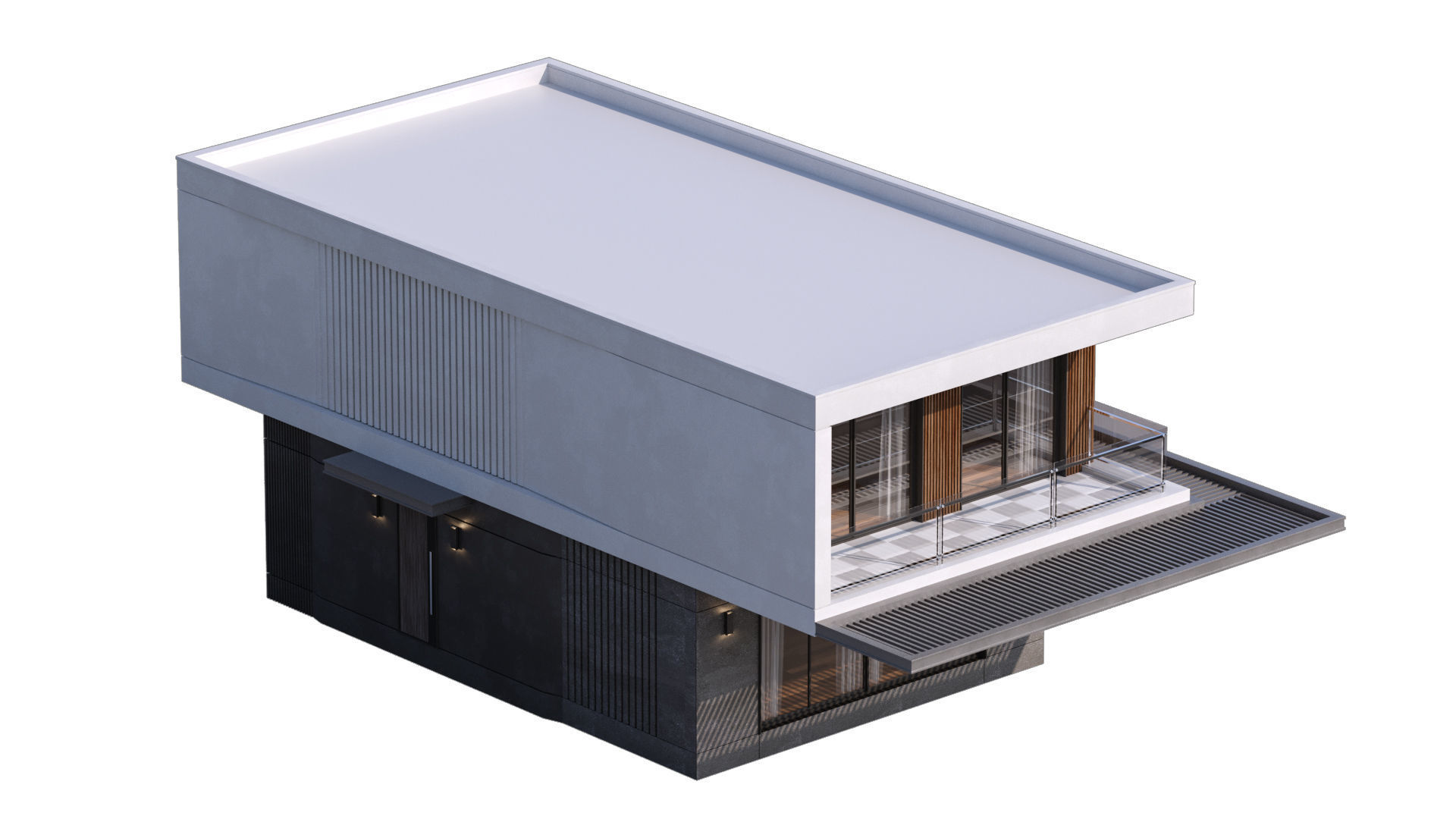 Modern Villa 2 3D model_14