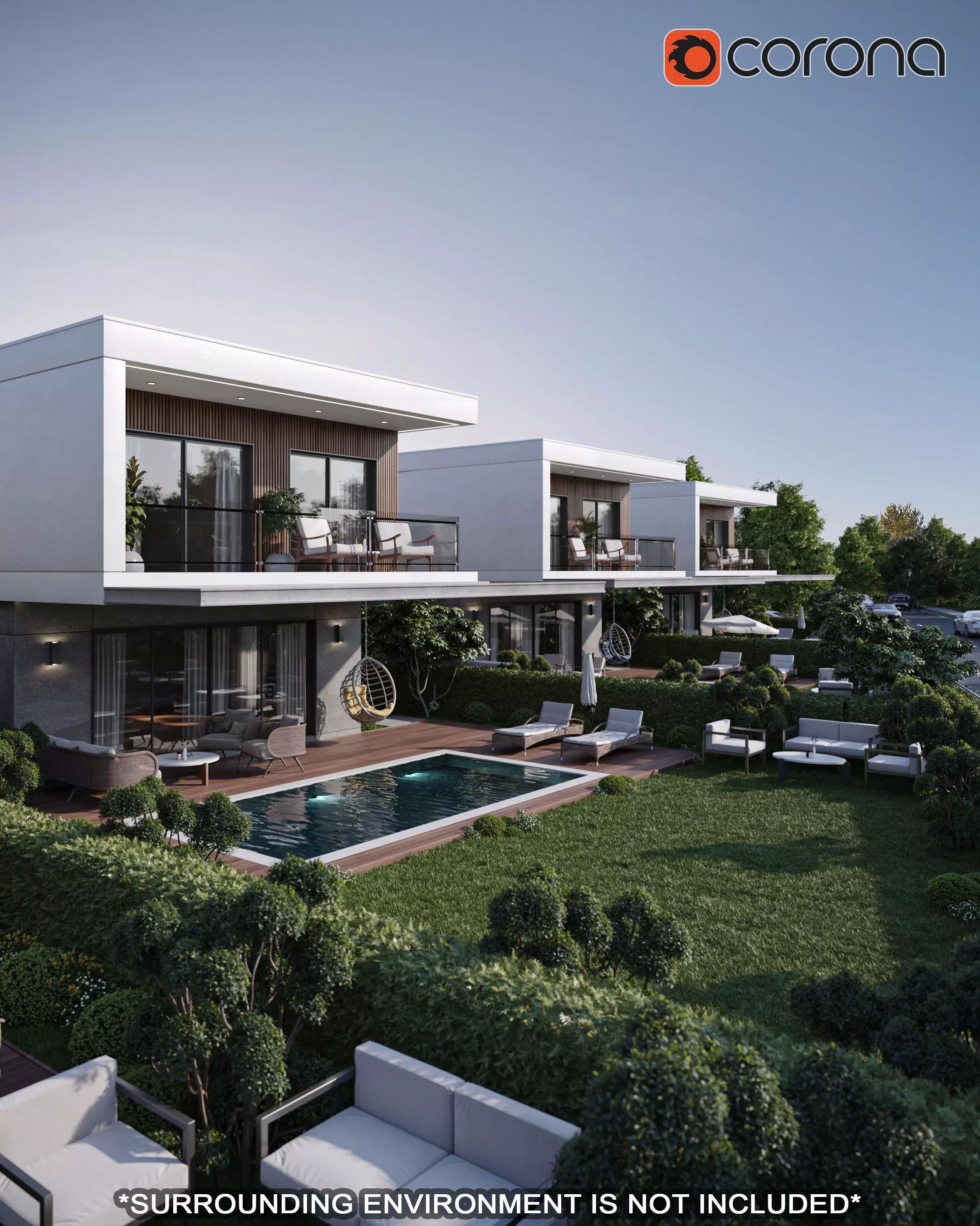 Modern Villa 2 3D model_0