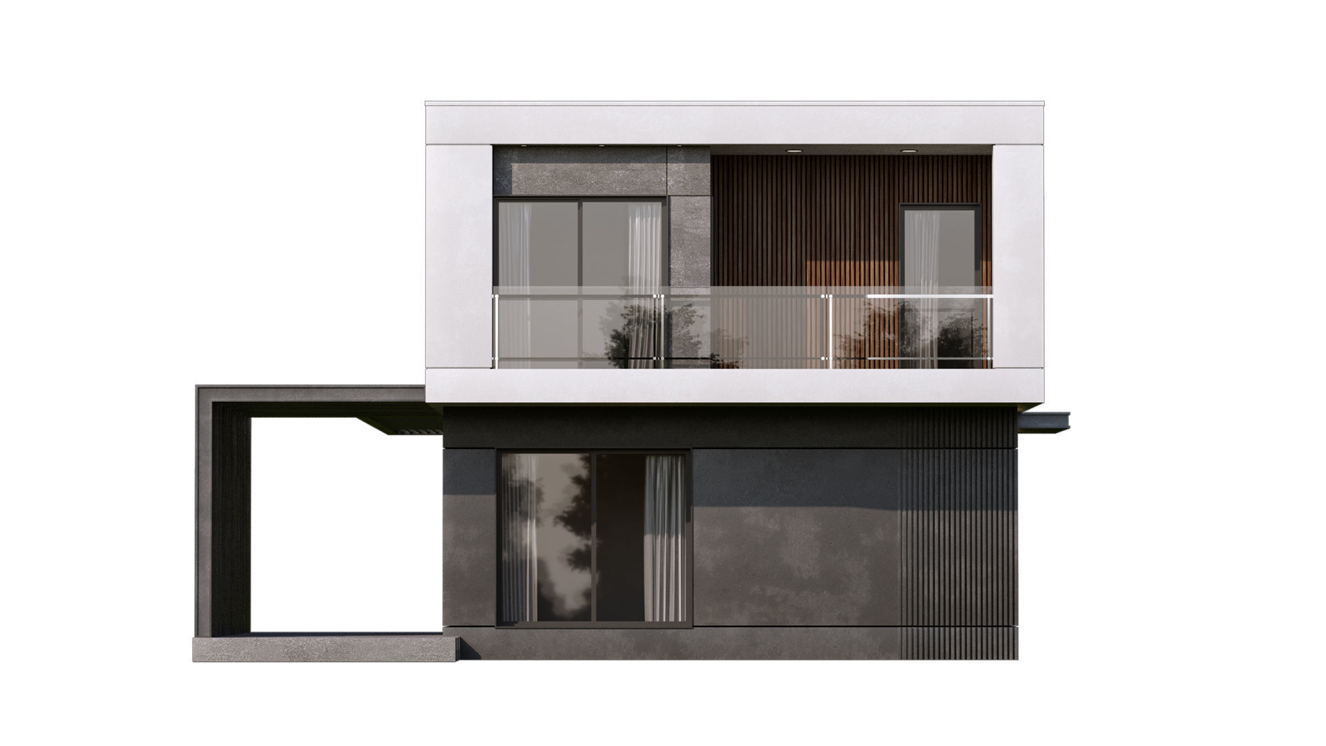Modern Villa 2 3D model_12