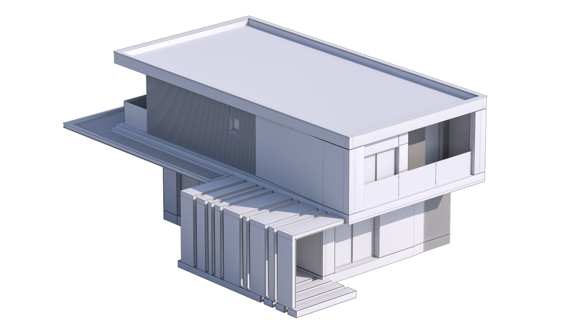 Modern Villa 2 3D model_20