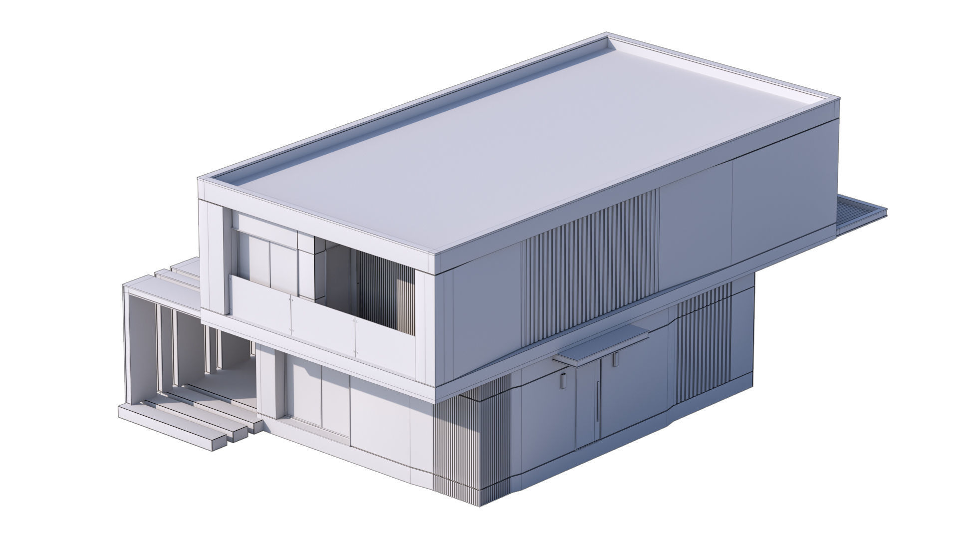 Modern Villa 2 3D model_18