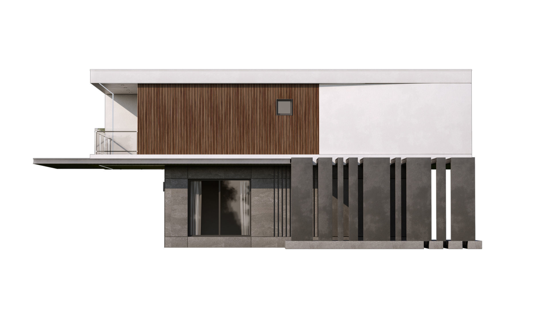 Modern Villa 2 3D model_10