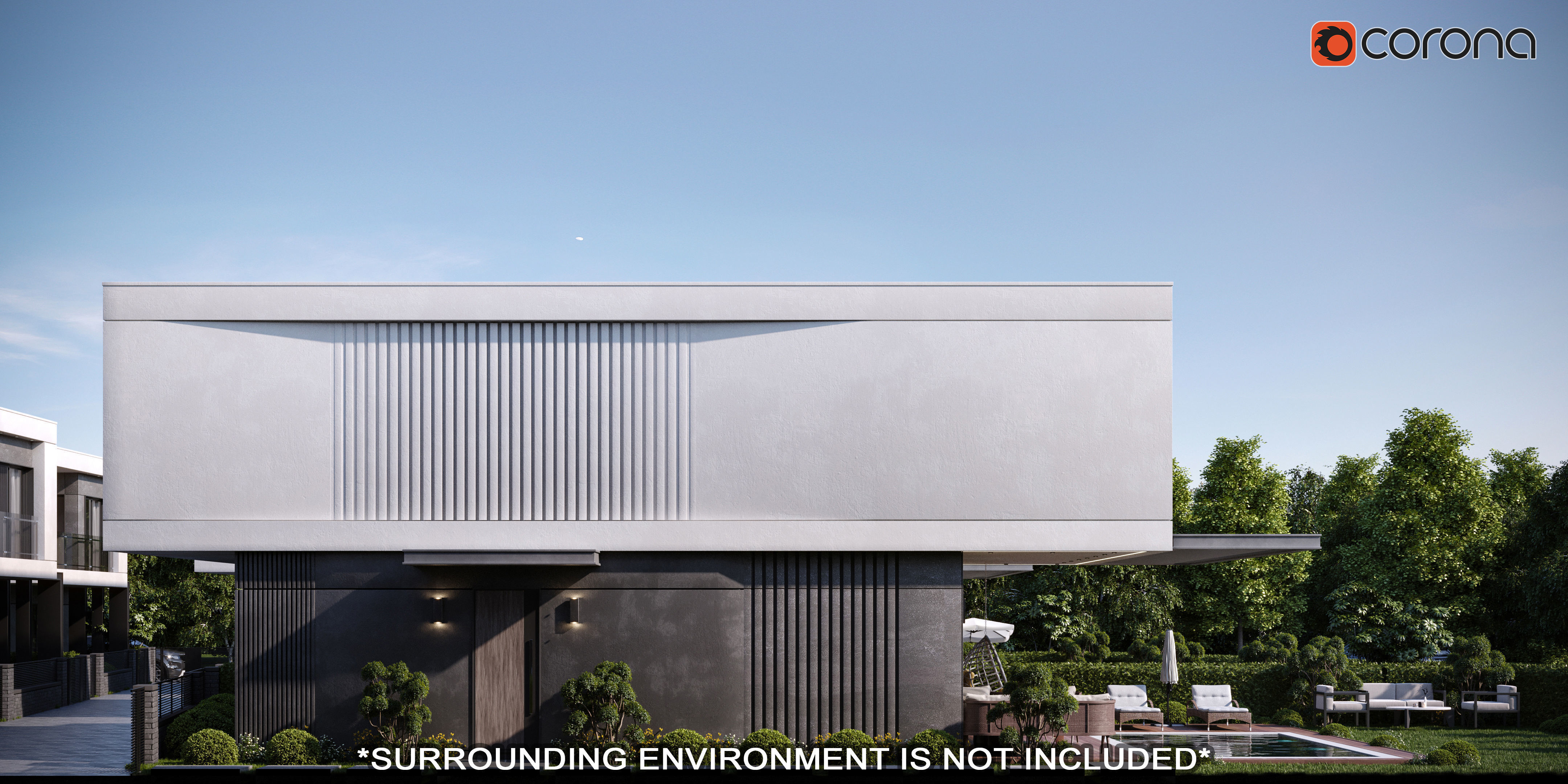 Modern Villa 2 3D model_7