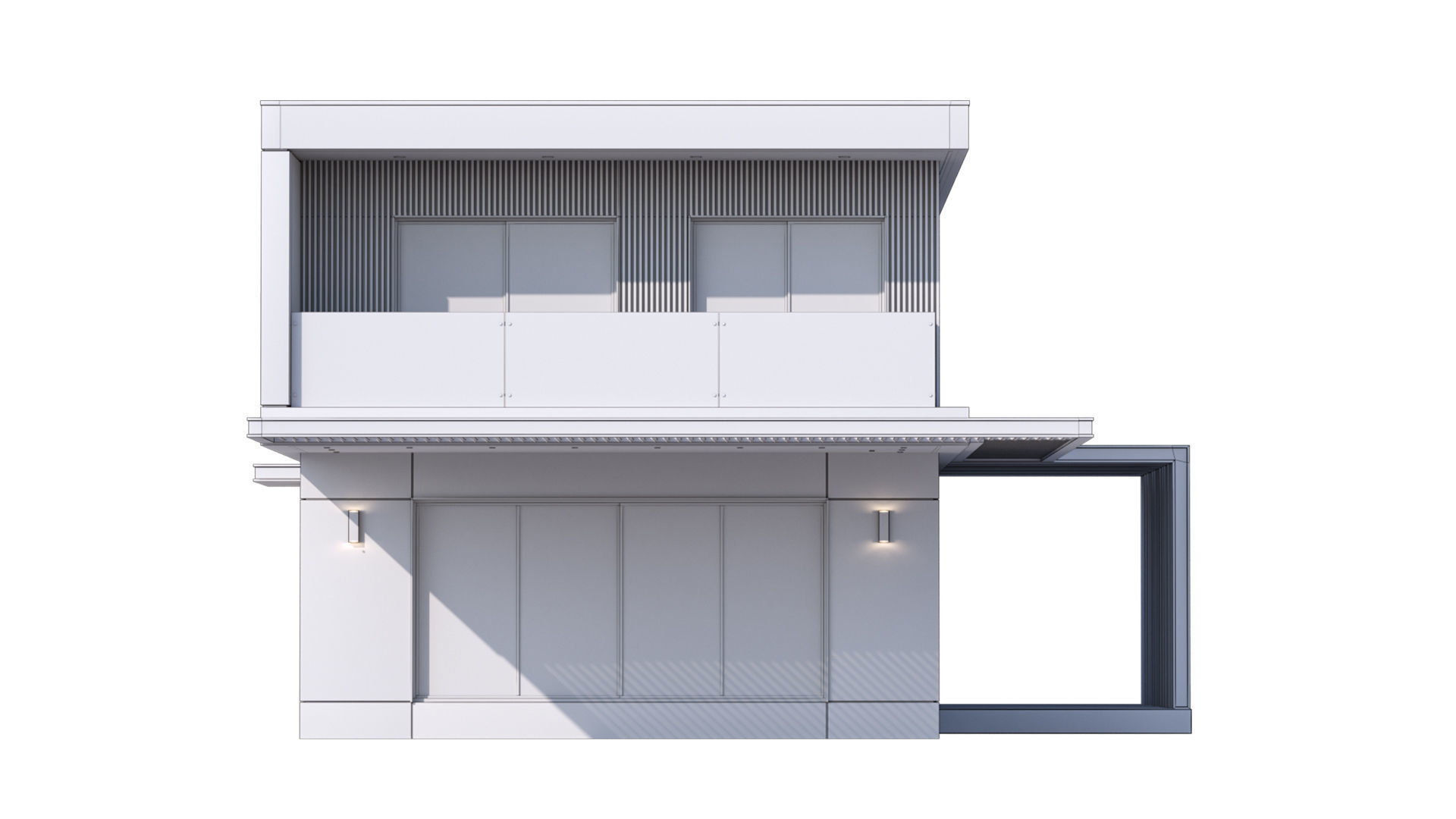 Modern Villa 2 3D model_23