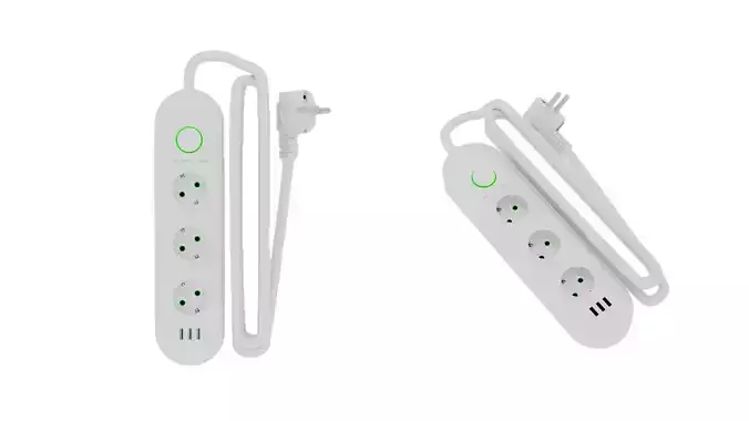 Multiple Electrical Socket 3D model