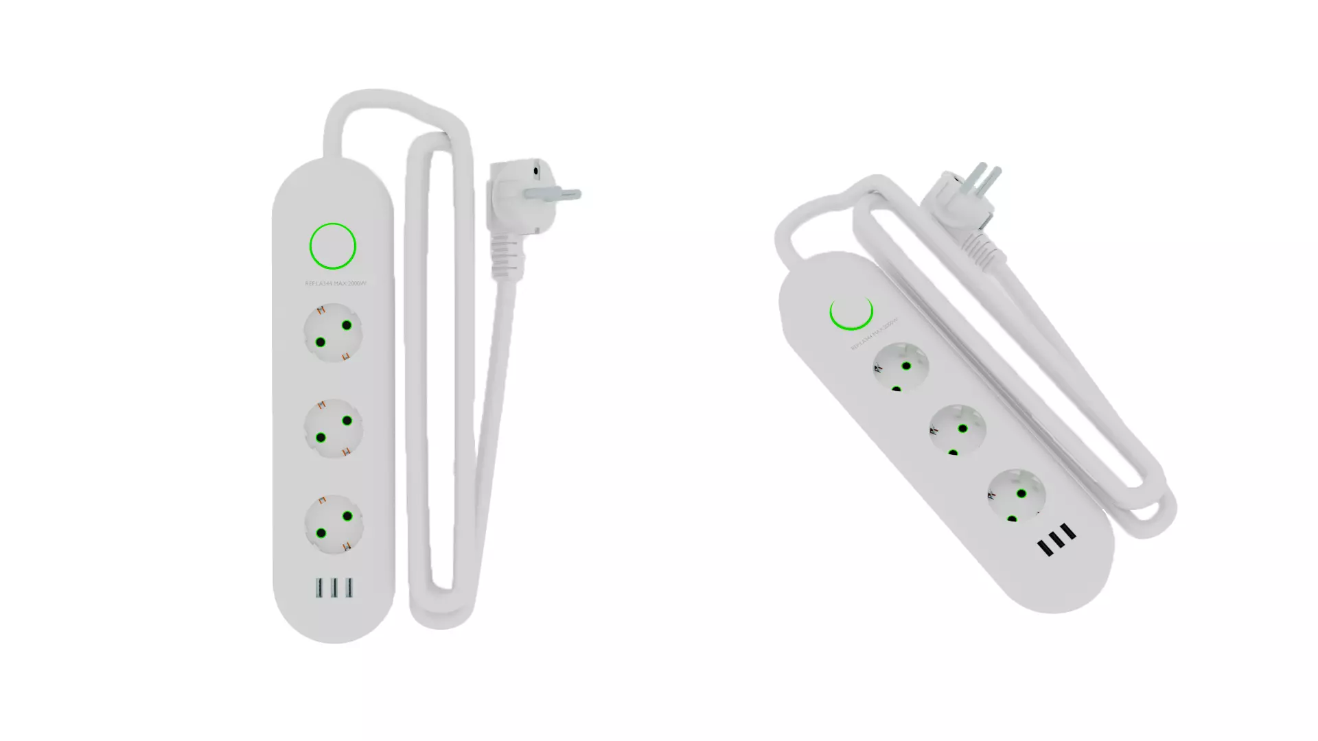Multiple Electrical Socket 3D model