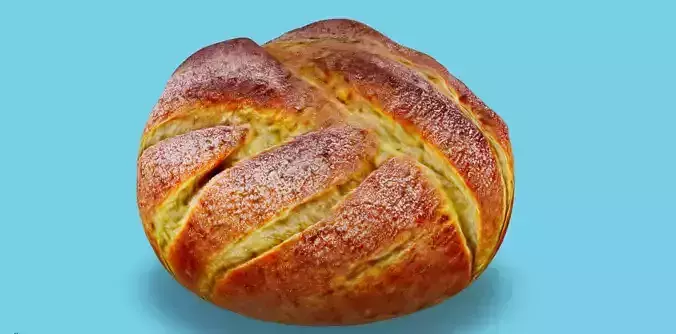 Hyperrealistic Bread Roll