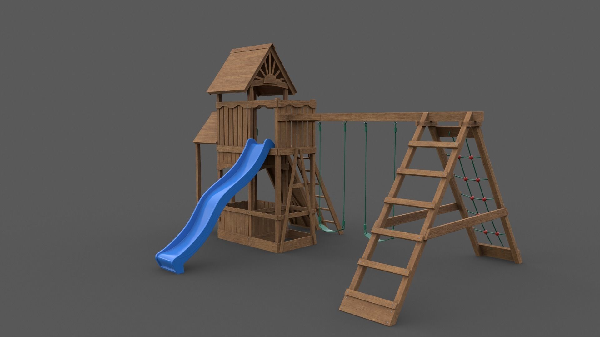 PBR Playground Outdoor Jungle Gym - Mega Pack 3D Model Collection_106