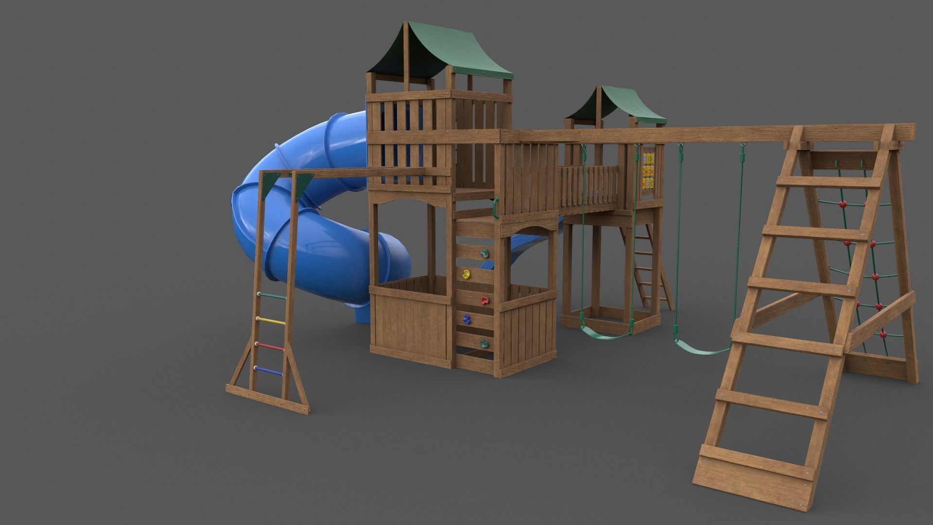 PBR Playground Outdoor Jungle Gym - Mega Pack 3D Model Collection_119