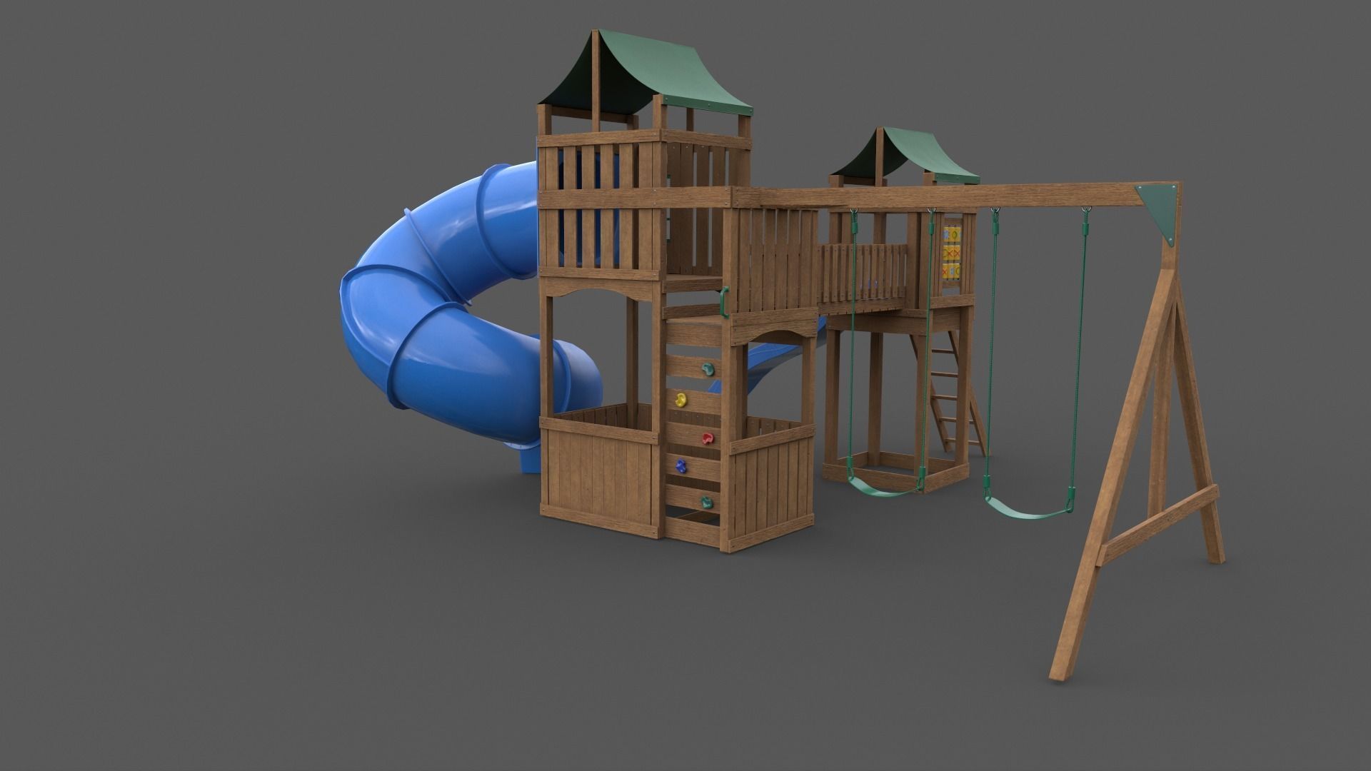 PBR Playground Outdoor Jungle Gym - Mega Pack 3D Model Collection_114