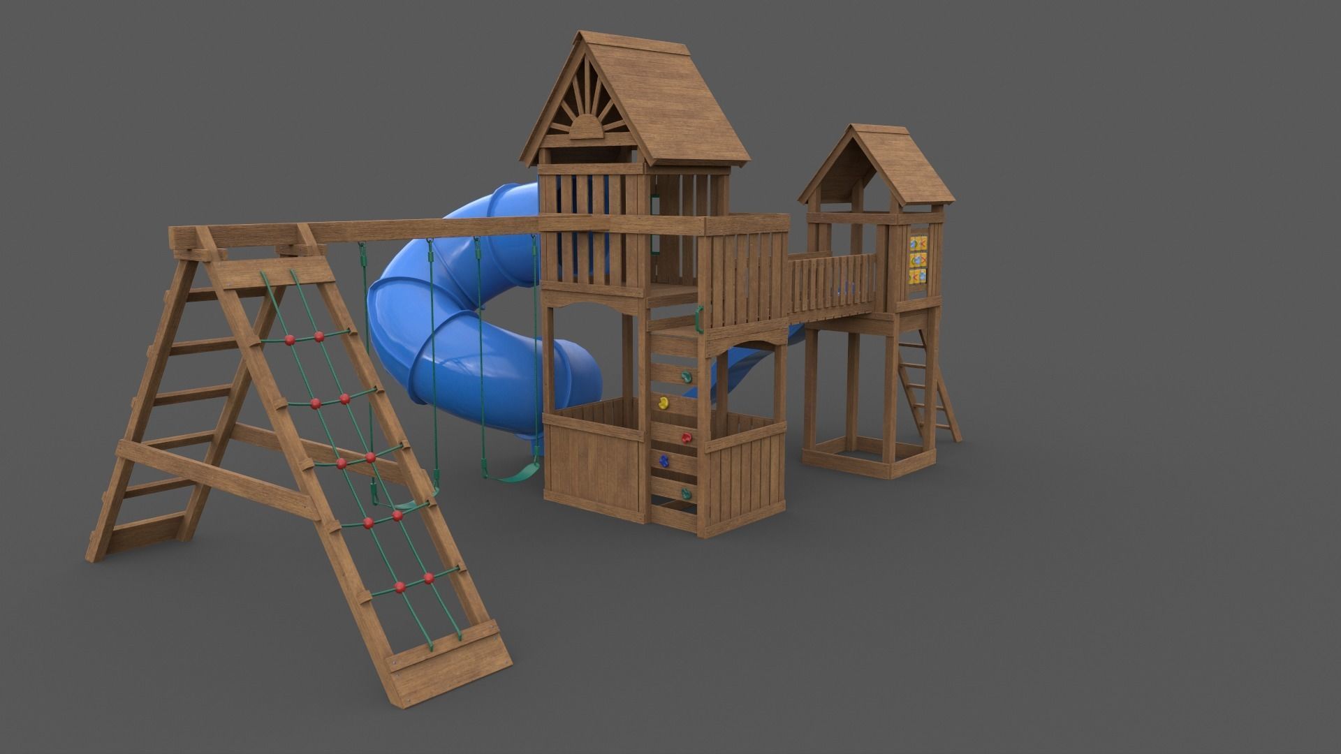 PBR Playground Outdoor Jungle Gym - Mega Pack 3D Model Collection_126