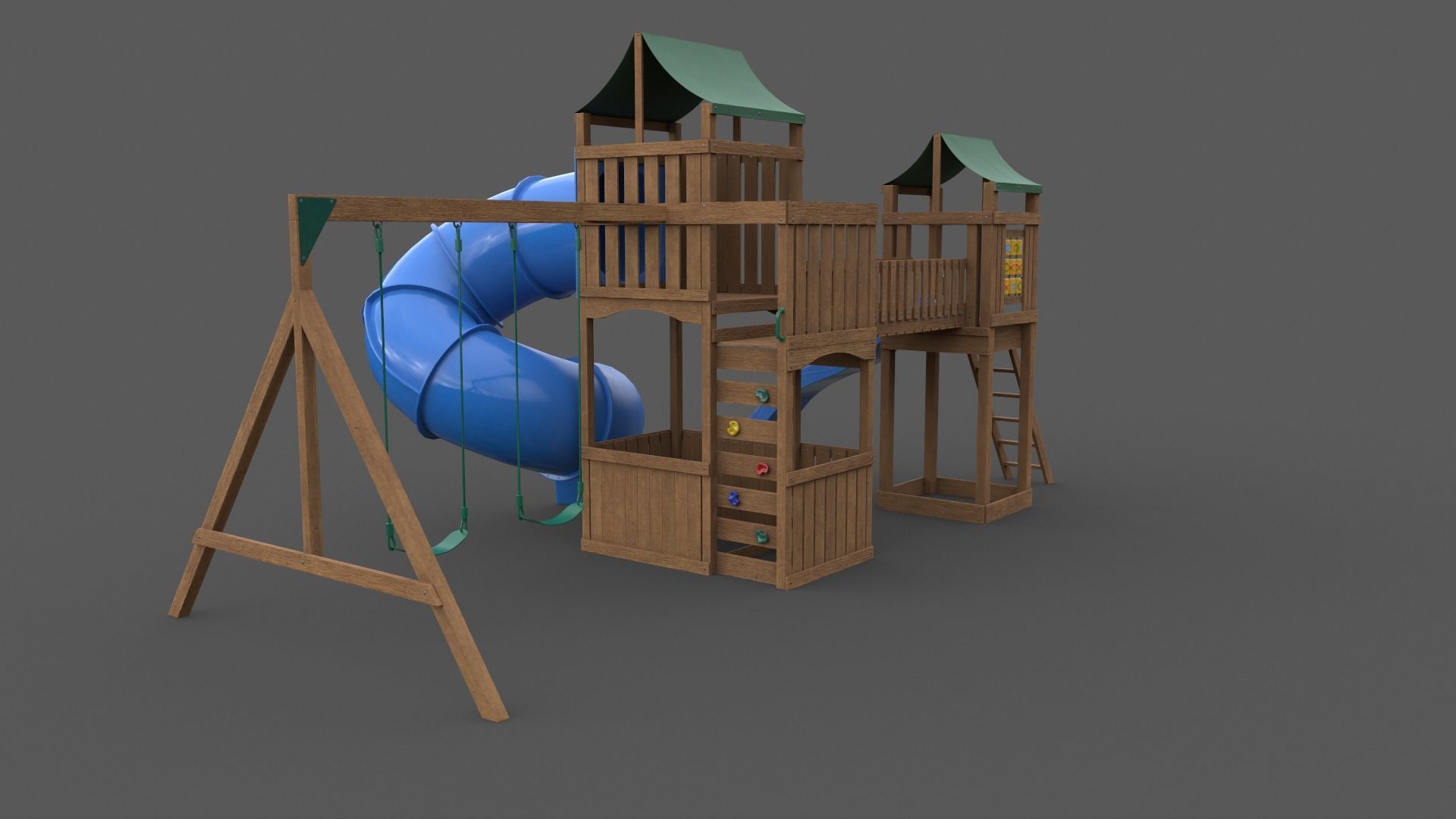 PBR Playground Outdoor Jungle Gym - Mega Pack 3D Model Collection_116