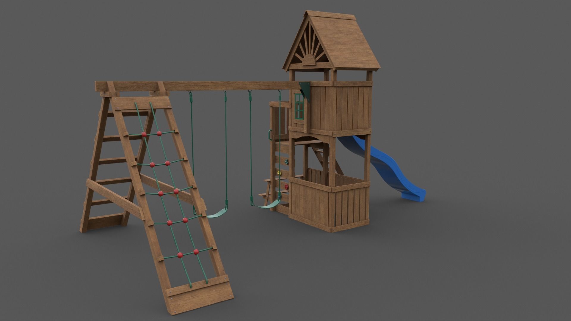PBR Playground Outdoor Jungle Gym - Mega Pack 3D Model Collection_102