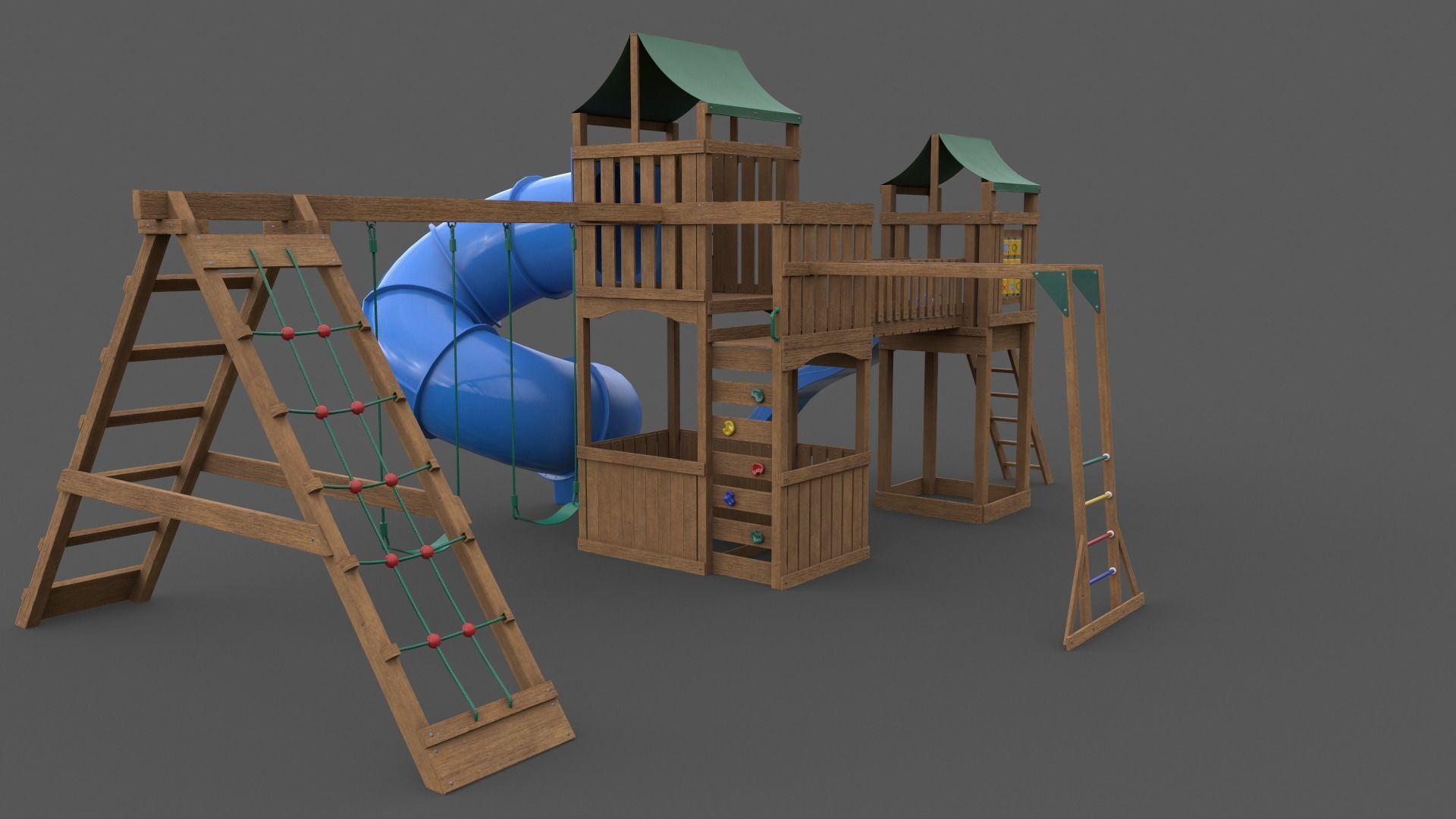 PBR Playground Outdoor Jungle Gym - Mega Pack 3D Model Collection_121