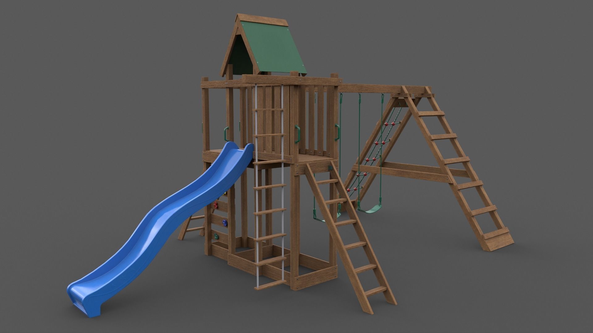 PBR Playground Outdoor Jungle Gym - Mega Pack 3D Model Collection_93