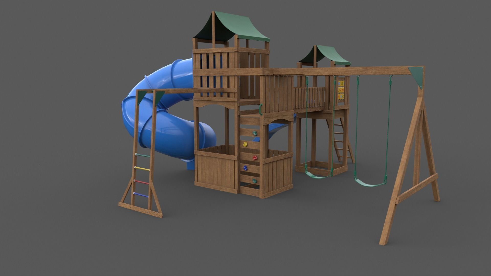 PBR Playground Outdoor Jungle Gym - Mega Pack 3D Model Collection_118