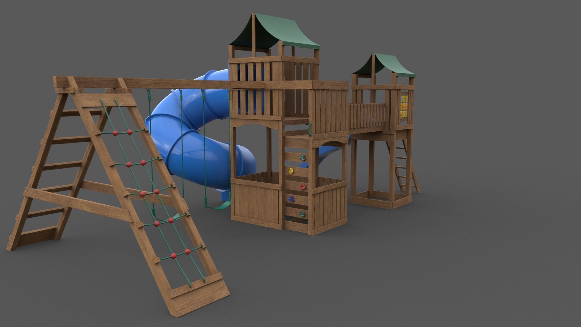 PBR Playground Outdoor Jungle Gym - Mega Pack 3D Model Collection_117