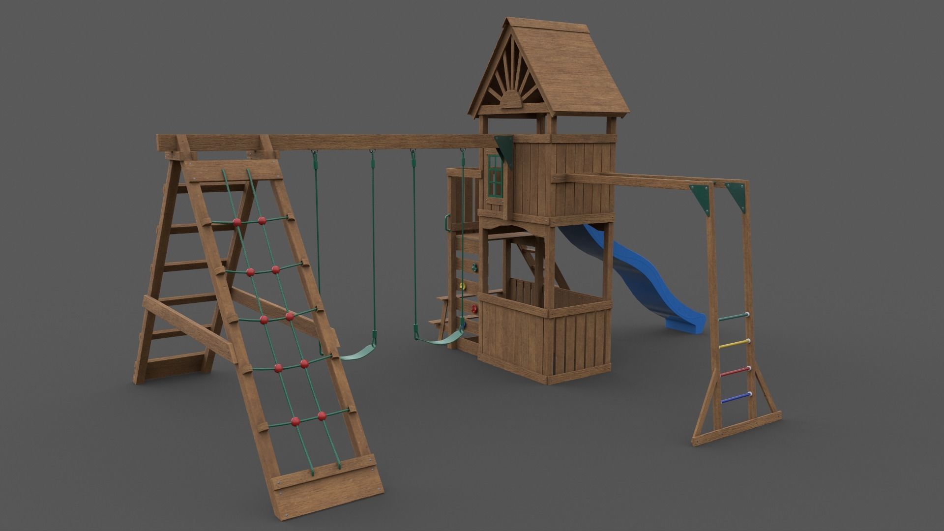 PBR Playground Outdoor Jungle Gym - Mega Pack 3D Model Collection_103