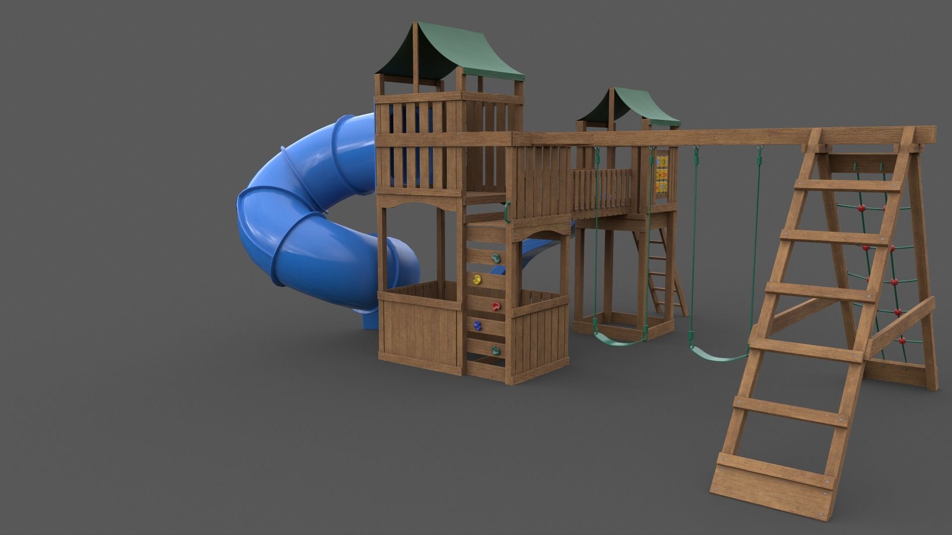PBR Playground Outdoor Jungle Gym - Mega Pack 3D Model Collection_115