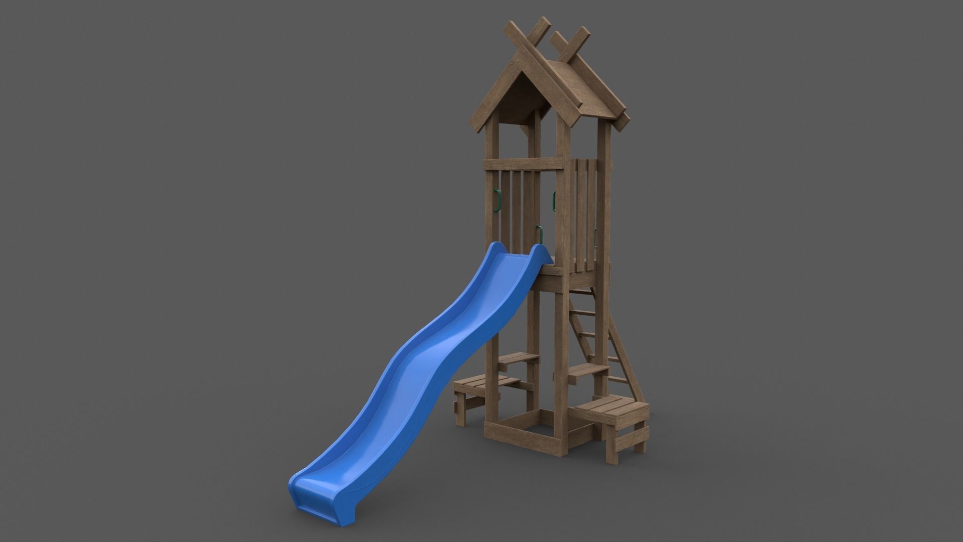PBR Playground Outdoor Jungle Gym - Mega Pack 3D Model Collection_91