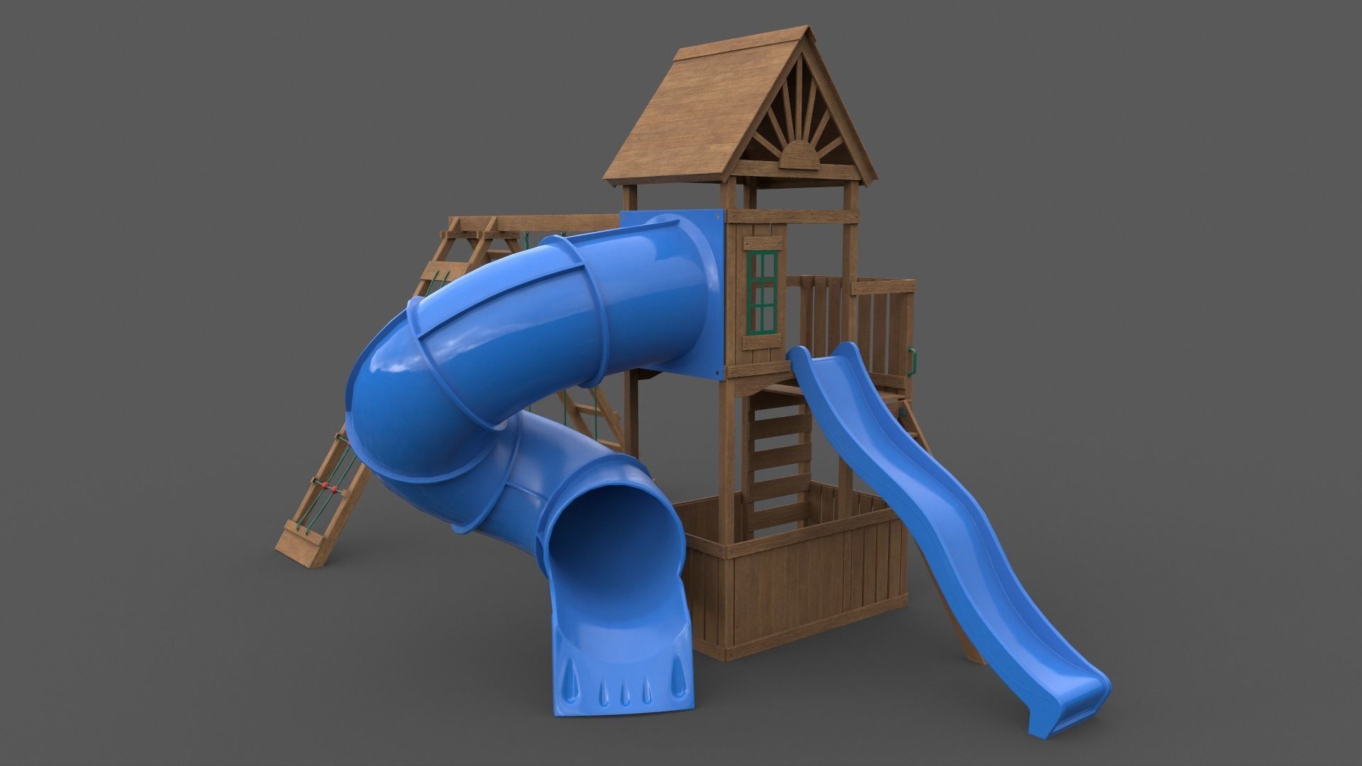 PBR Playground Outdoor Jungle Gym - Mega Pack 3D Model Collection_96