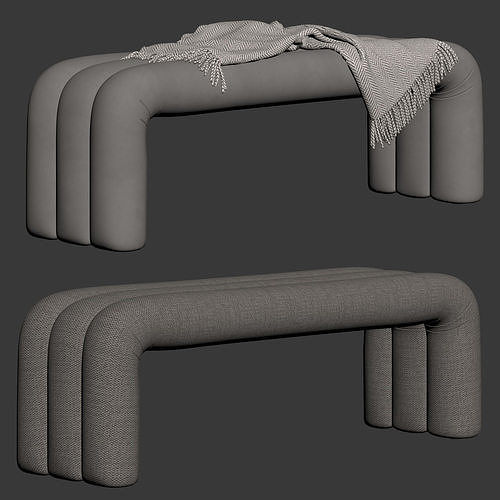 Arches Bench by Joel Edmondson 3D model 7