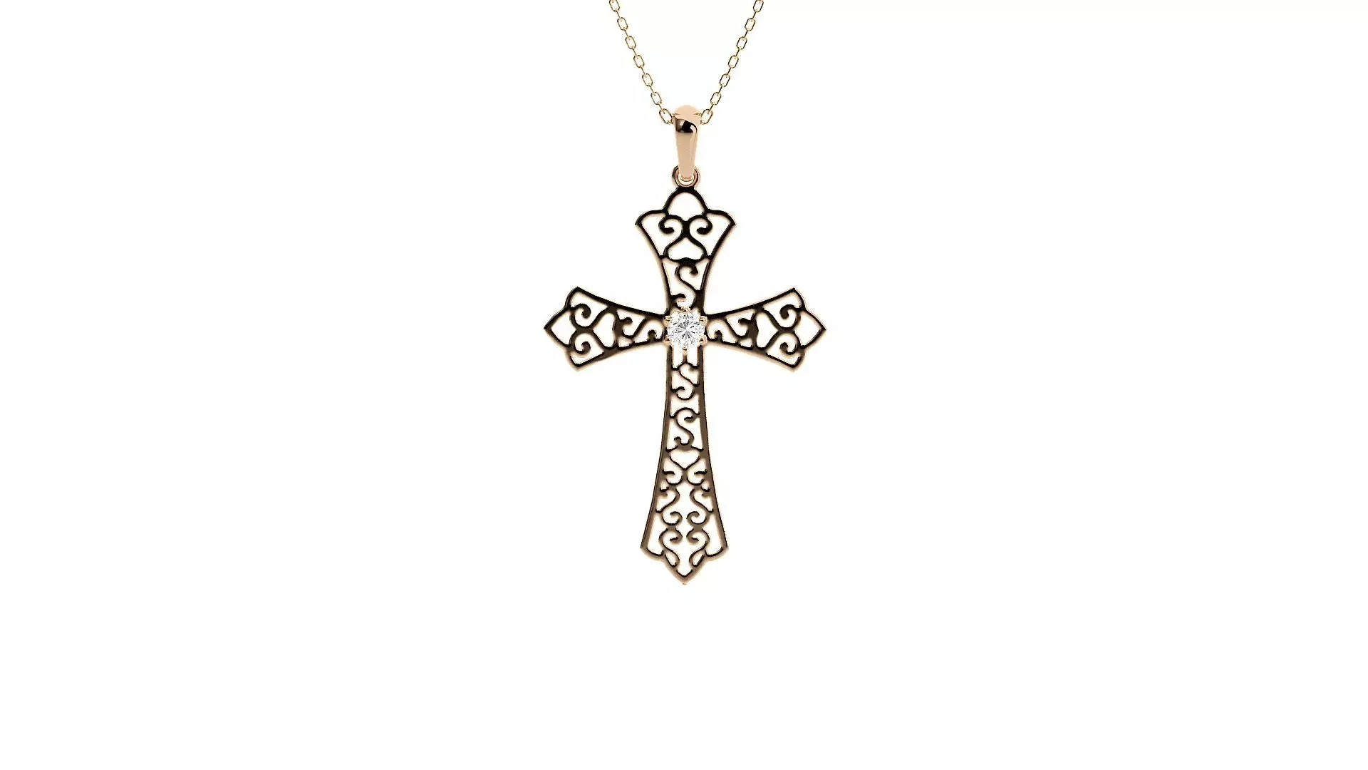 Jesus Holy Cross Pendant 3dm stl renders details 3D print model