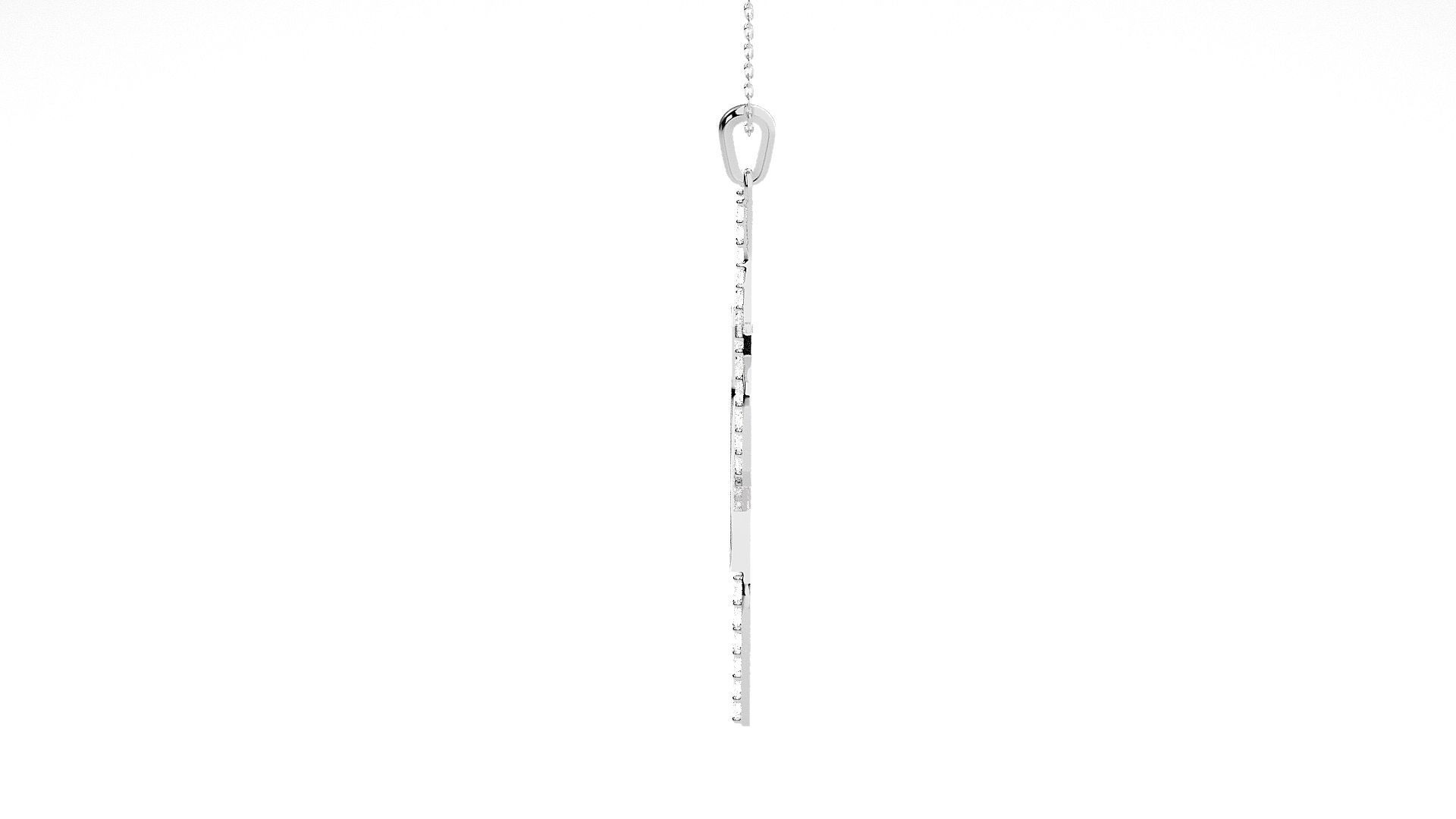 Jesus Holy Cross Pendant 3dm stl renders details 3D print model_7