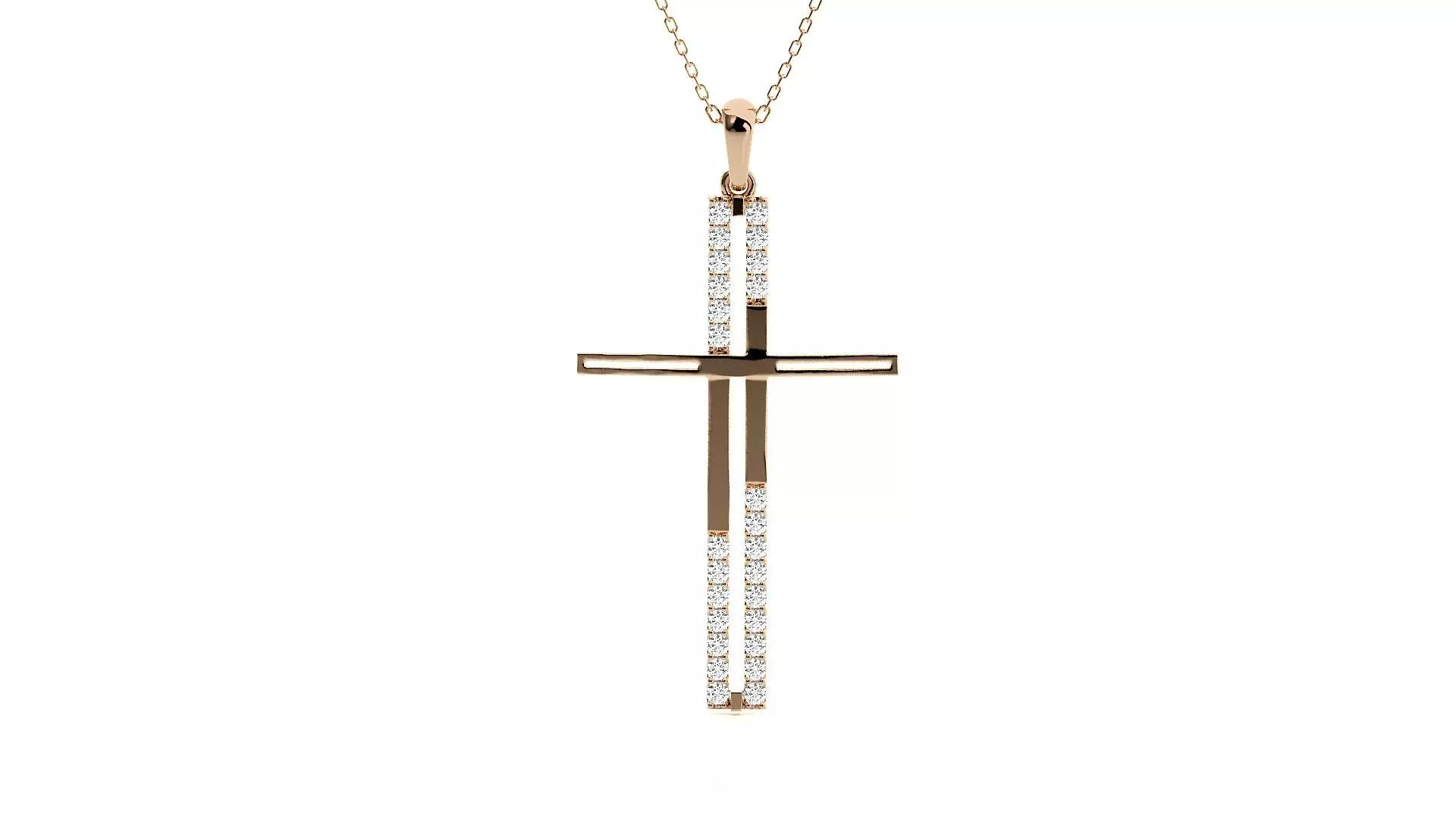 Jesus Holy Cross Pendant 3dm stl renders details 3D print model_0
