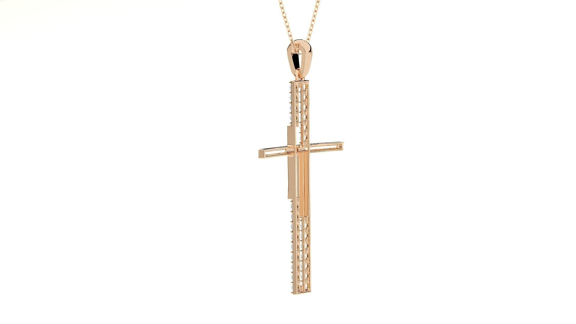Jesus Holy Cross Pendant 3dm stl renders details 3D print model_3