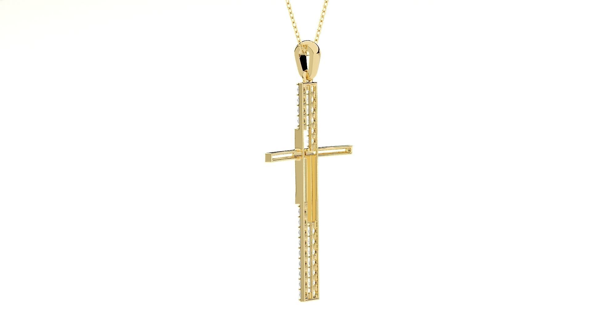 Jesus Holy Cross Pendant 3dm stl renders details 3D print model_12