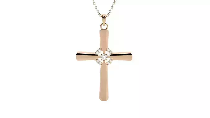 Jesus Holy Cross Pendant 3dm stl renders details 3D print model