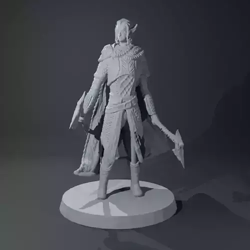 Eladrin Axes 3D print model
