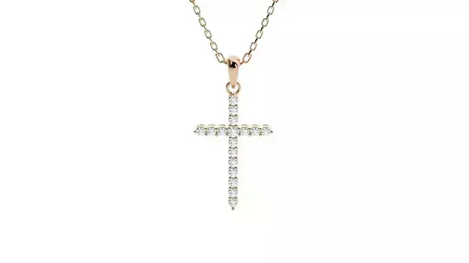 Jesus Holy Cross Pendant 3dm stl renders details 3D print model