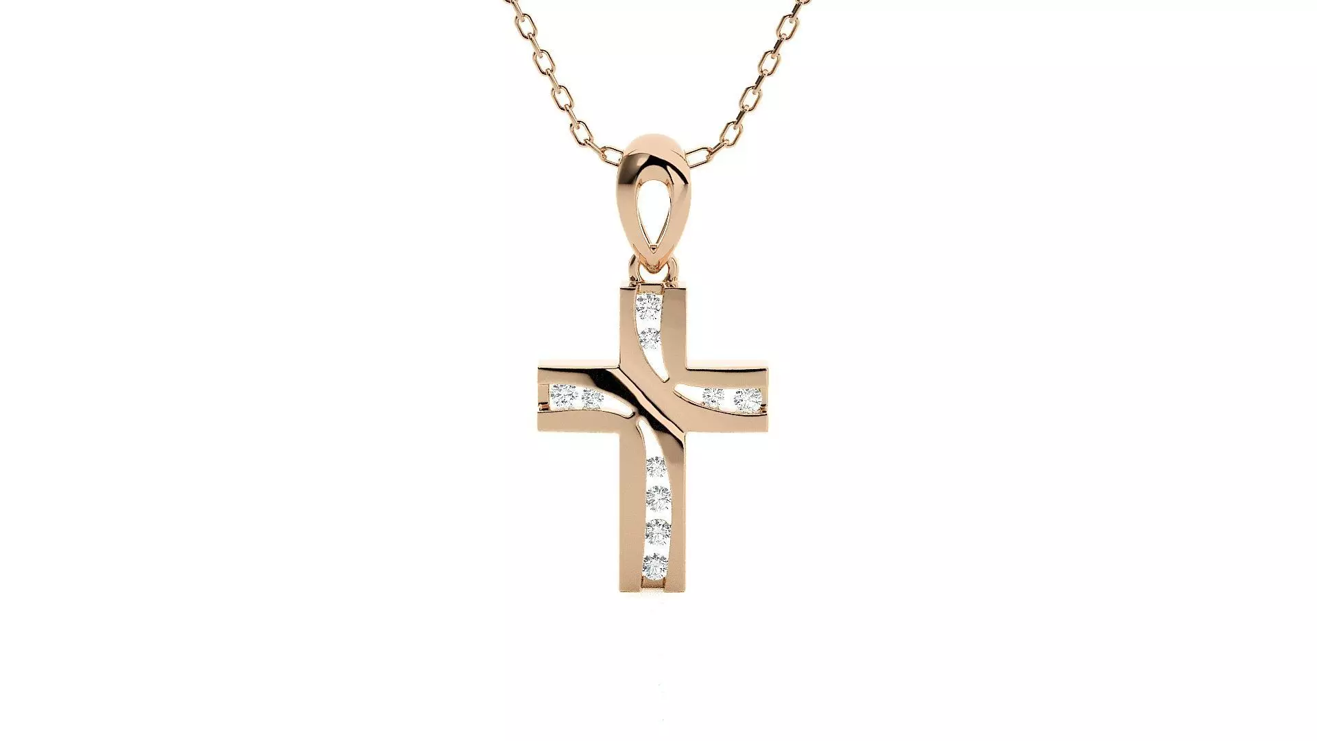 Jesus Holy Cross Pendant 3dm stl renders details 3D print model