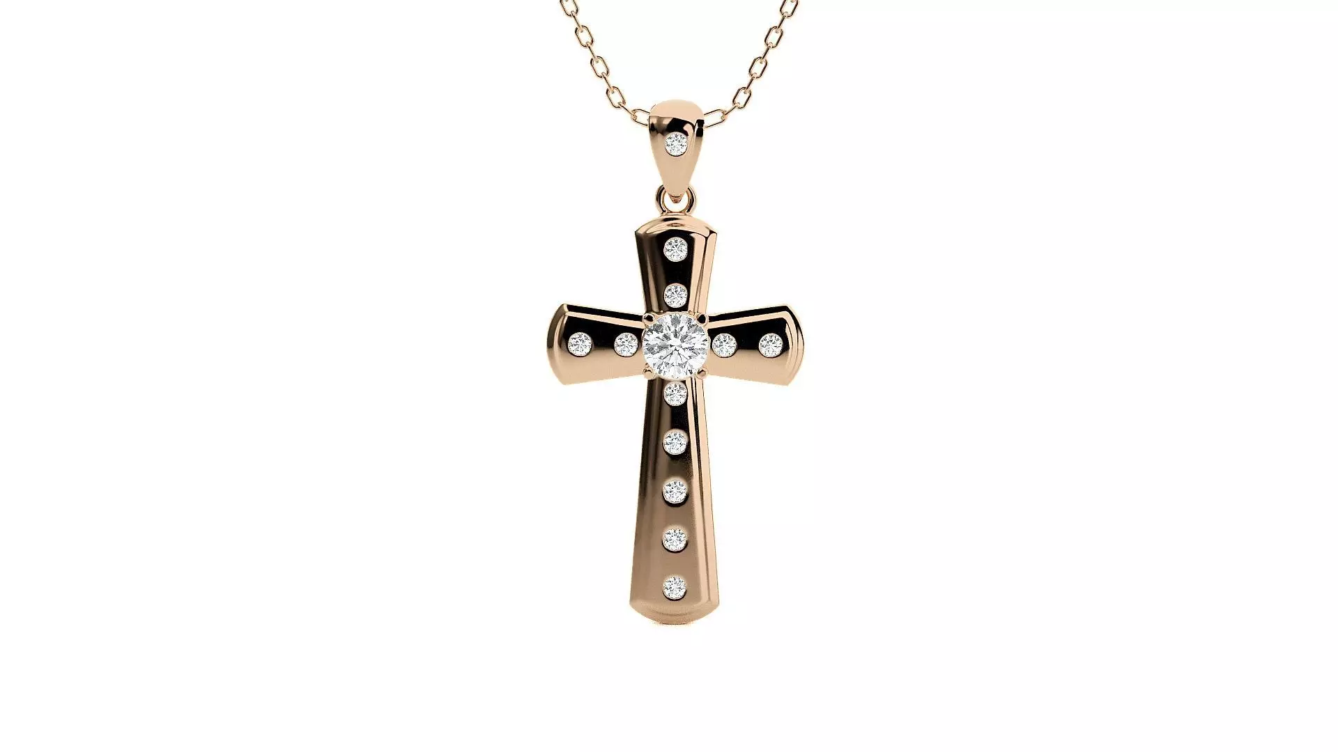 Jesus Holy Cross Pendant 3dm stl renders details 3D print model