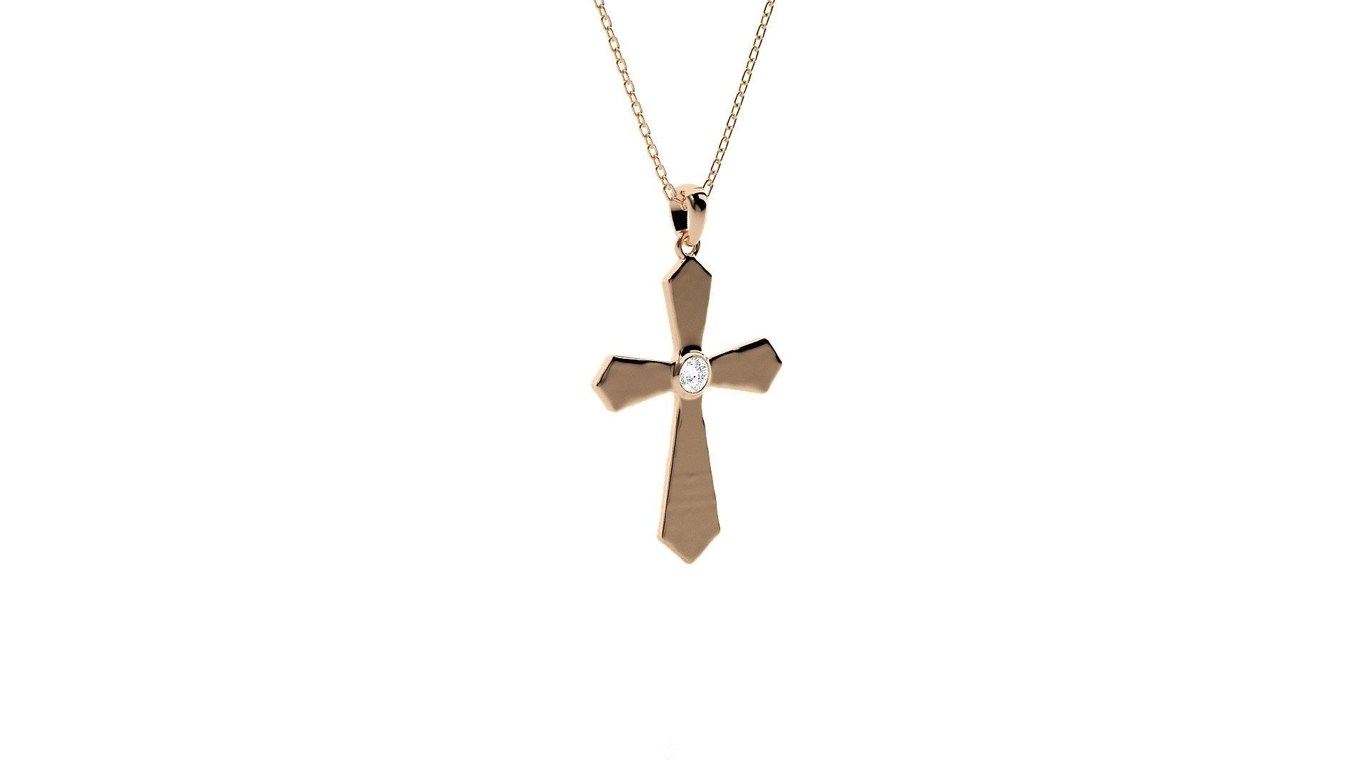 Jesus Holy Cross Pendant 3dm stl renders details 3D print model_1