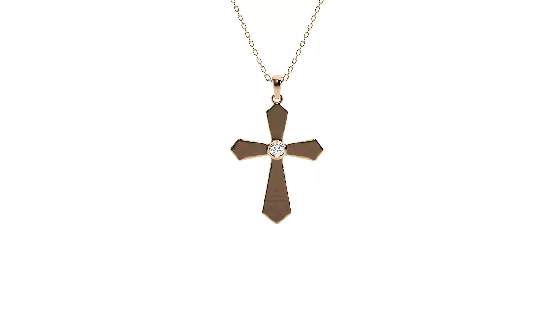 Jesus Holy Cross Pendant 3dm stl renders details 3D print model_0